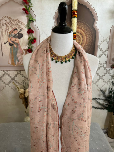 100% cashmere scarf | pale dusty rose | sustainable clothing | Ships from California